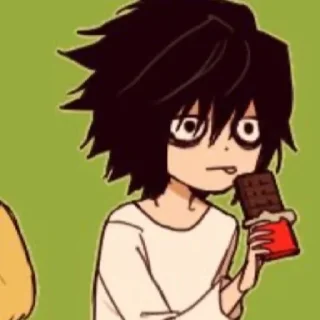 🦔 emoji L-death note Telegram sticker 5 of 21