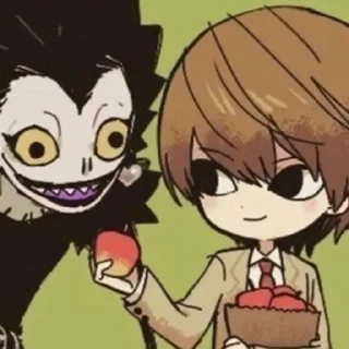 🦔 emoji L-death note Telegram sticker 11 of 21