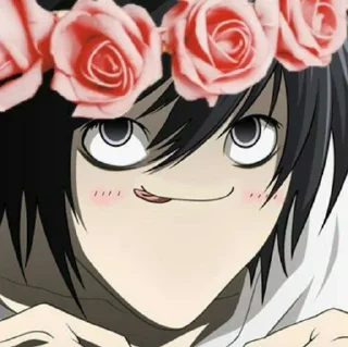 🤤 emoji L death note Telegram sticker 6 of 13