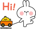 Sticker from @MHStickers Spoiled Rabbit Simple Talk