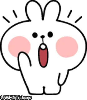 😲 emoji @MHStickers Spoiled Rabbit Emoji 2 Telegram sticker 5 of 41