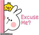Sticker from @MHStickers Spoiled Rabbit Simple Talk