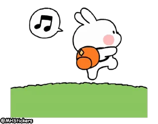 🏃‍♂️ emoji @MHStickers Spoiled Rabbit Feelings Animation Telegram sticker 12 of 25