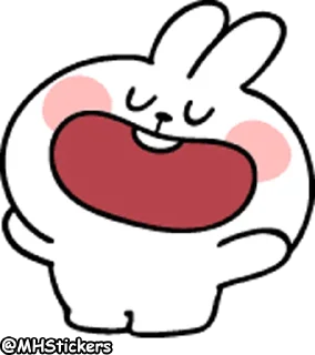 🤷‍♂️ emoji @MHStickers Spoiled Rabbit Emoji 2 Telegram sticker 6 of 41
