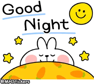 Sticker from @MHStickers Spoiled Rabbit Kind Words