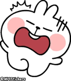 😫 emoji @MHStickers Spoiled Rabbit Emoji 2 Telegram sticker 22 of 41