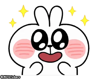 😍 emoji @MHStickers Spoiled Rabbit Feelings Animation Telegram sticker 13 of 25