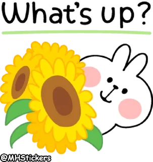 Sticker from @MHStickers Spoiled Rabbit Kind Words