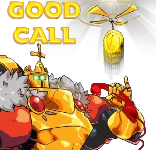 📞 emoji Kings of Crypto Telegram sticker 7 of 12
