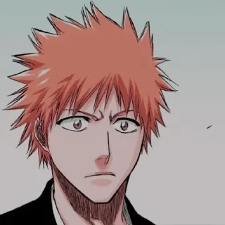 🍁 emoji Ichigo kurosaki @numen_sticker Telegram sticker 18 of 120