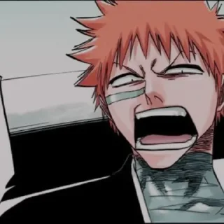 🍁 emoji Ichigo kurosaki @numen_sticker Telegram sticker 12 of 120