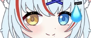 😓 emoji 单推灰！ Telegram sticker 22 of 30