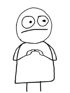 Sticker from Un-unimpressed by @scribbler