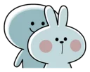 Sticker from Spoiled Rabbit Smile Person