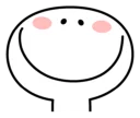 Sticker from Spoiled Rabbit Smile Person Face