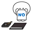 👎 emoji Spoiled Rabbit Smile Person Telegram sticker 22 of 41
