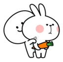😔 emoji Spoiled Rabbit Smile Person 2 Telegram sticker 24 of 41