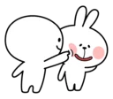 👉 emoji Spoiled Rabbit Smile Person Telegram sticker 12 of 41