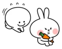 😥 emoji Spoiled Rabbit Smile Person Telegram sticker 6 of 41