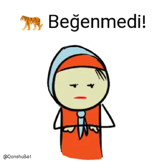 👎 emoji 🐅 @Qonshubot Telegram sticker 21 of 31
