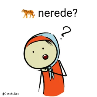 🤔 emoji 🐅 @Qonshubot Telegram sticker 5 of 31