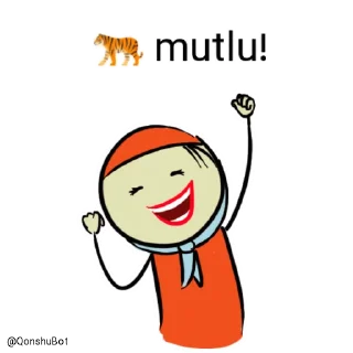 😄 emoji 🐅 @Qonshubot Telegram sticker 12 of 31
