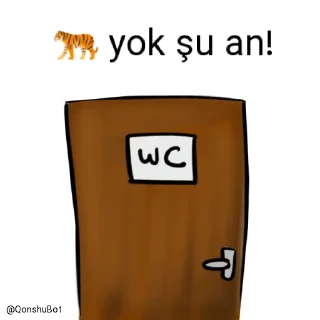 🚽 emoji 🐅 @Qonshubot Telegram sticker 22 of 31