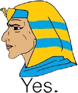 🇪🇬 emoji Yes chad @meme_mhr Telegram sticker 21 of 68