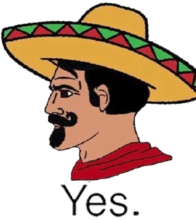 🇲🇽 emoji Yes chad @meme_mhr Telegram sticker 23 of 68