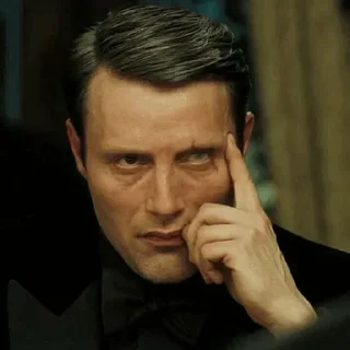 Sticker from Mads mikkelsen