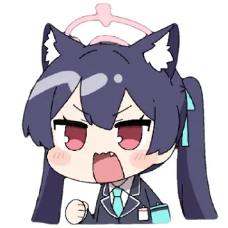 😁 emoji BlueArchive Telegram sticker 7 of 29