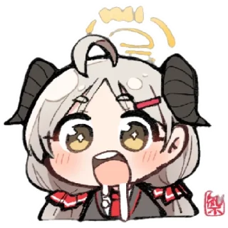 😁 emoji BlueArchive Telegram sticker 23 of 29