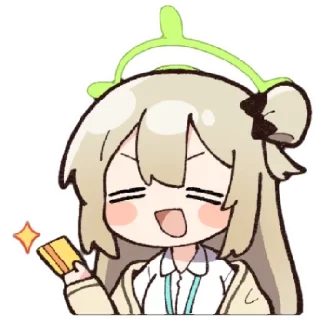 😁 emoji BlueArchive Telegram sticker 14 of 29