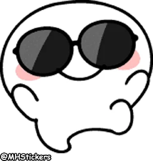 😎 emoji @MHStickers Spoiled Rabbit Smile Person Emoji 2 Telegram sticker 13 of 41