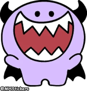 👿 emoji @MHStickers Spoiled Rabbit Smile Person Emoji 2 Telegram sticker 15 of 41