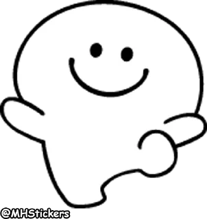 Sticker from @MHStickers Spoiled Rabbit Smile Person Emoji 2