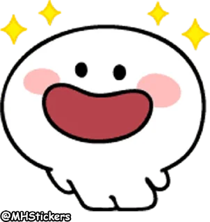 🤩 emoji @MHStickers Spoiled Rabbit Smile Person Emoji 2 Telegram sticker 8 of 41