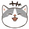 😁 emoji Nyankomoji @StickersPackRobot Telegram sticker 21 of 200