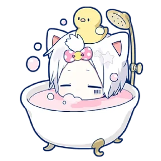 😁 emoji Мафу-тян @StickersPackRobot Telegram sticker 6 of 40