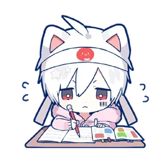 😕 emoji Мафу-тян @StickersPackRobot Telegram sticker 18 of 40