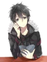 😕 emoji Kirito For @black_swordman (By Mary Scarlet) Telegram sticker 21 of 30
