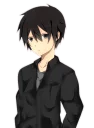 😐 emoji Kirito For @black_swordman (By Mary Scarlet) Telegram sticker 6 of 30