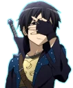🙈 emoji Kirito For @black_swordman (By Mary Scarlet) Telegram sticker 14 of 30