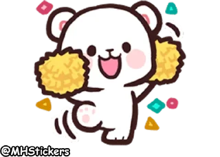 💃 emoji @MHStickers Bears in Love Emoji 1 Telegram sticker 20 of 42