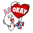 😊 emoji brown and cony's love supercharged Telegram sticker 5 of 31