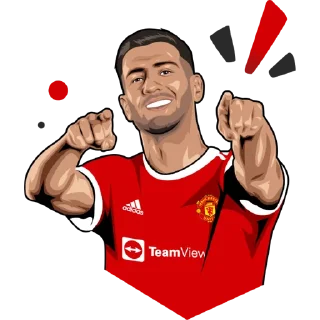 🤗 emoji Manchester United official stickers Telegram sticker 18 of 91