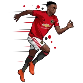 🏃‍♂️ emoji Manchester United official stickers Telegram sticker 21 of 91