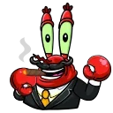 🚬 emoji Mr. Krab by @rock_king319 Telegram sticker 6 of 10