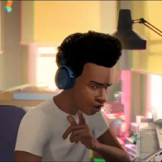 Sticker from Spider-Man Into The Spiderverse @NotAClue