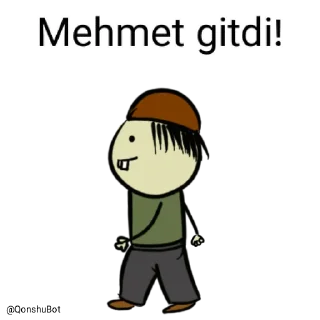 Sticker from Mehmet @Qonshubot